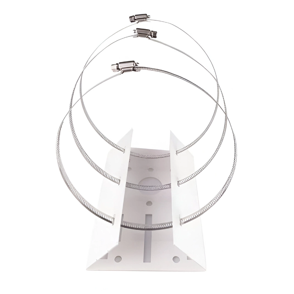 Pole Mount Bracket 3 Loops For CCTV Camera Universal view 2